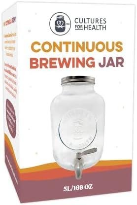 Nuestro Análisis del Tarro de Kombucha de 5 Litros de Cultures for Health