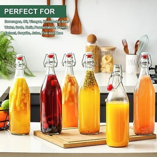 Análisis ‍Detallado ⁢del Paquete ‌de⁣ 8 Botellas de Vidrio para Fermentación