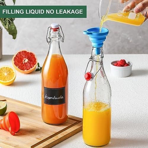 Análisis Detallado del Paquete de 8 Botellas de Vidrio‌ para Fermentación