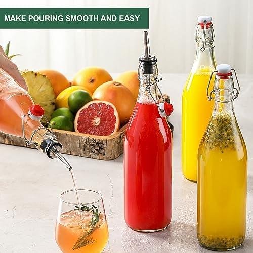 Análisis Detallado del Paquete de 8 ​Botellas de Vidrio para Fermentación