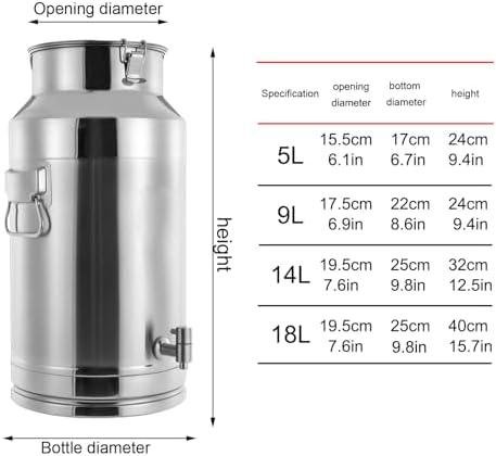 Exploramos el Barril de Tanque de Mezcla de Leche de 14L